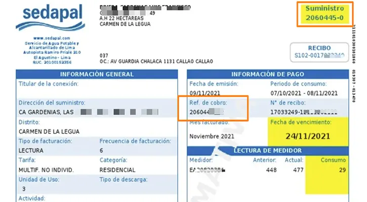 Recibo De Agua Sedapal 2024 ️ Consulta Descarga Y Paga 5360